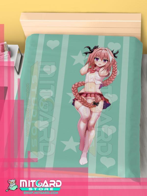 FATE/GRAND ORDER Astolfo - Bed Sheet or Duvet Cover Anime videogame - Flat bed sheet / 120cm x 200cm / Poplin - 3